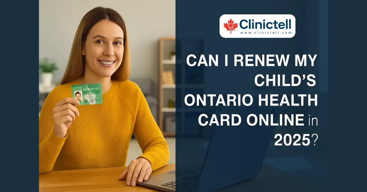 Can I Renew My Child’s Ontario Health Card Online